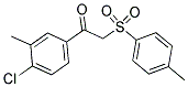 1-(4-CHLORO-3-METHYLPHENYL)-2-((4-METHYLPHENYL)SULFONYL)ETHAN-1-ONE 结构式