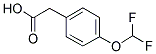 4-(DIFLUOROMETHOXY)PHENYLACETIC ACID 结构式