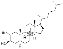 2-ALPHA-BROMOCHOLESTANOL 结构式