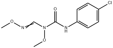 N'-(4-CHLOROPHENYL)-N-METHOXY-N-[(METHOXYIMINO)METHYL]UREA 结构式