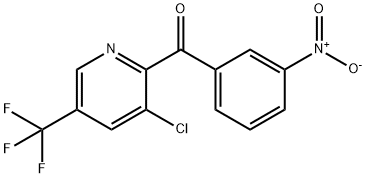 [3-CHLORO-5-(TRIFLUOROMETHYL)-2-PYRIDINYL](3-NITROPHENYL)METHANONE 结构式