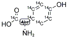 L-TYROSINE, [U-14C] 结构式