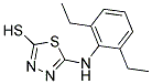 5-[(2,6-DIETHYLPHENYL)AMINO]-1,3,4-THIADIAZOLE-2-THIOL 结构式