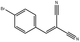 2-(4-溴亚苄基)丙二腈 结构式