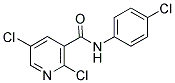 N3-(4-chlorophenyl)-2,5-dichloronicotinamide 结构式