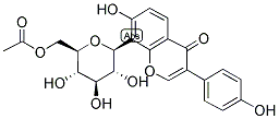 PUERARIN 6''-MONOACETATE 结构式