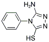 5-AMINO-4-PHENYL-4 H-[1,2,4]TRIAZOLE-3-THIOL 结构式