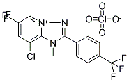 8-CHLORO-1-METHYL-6-(TRIFLUOROMETHYL)-2-[4-(TRIFLUOROMETHYL)PHENYL]-1H-[1,2,4]TRIAZOLO[1,5-A]PYRIDIN-4-IUM PERCHLORATE 结构式