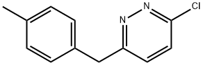 3-CHLORO-6-(4-METHYLBENZYL)PYRIDAZINE 结构式