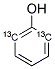 PHENOL (2,6-13C2) 结构式