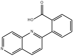 2-(1,6-NAPHTHYRIDIN-2-YL)BENZOIC ACID 结构式