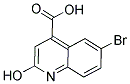 6-BROMO-2-HYDROXYQUINOLINE-4-CARBOXYLIC ACID 结构式