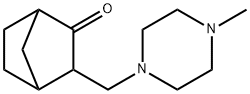 3-(4-METHYLPIPERAZINOMETHYL)-2-NORBORNANONE 结构式