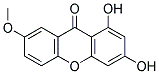 1,3-DIHYDROXY-7-METHOXYXANTHONE 结构式