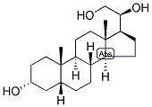 5-BETA-PREGNAN-3-ALPHA, 20-BETA, 21-TRIOL 结构式