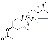 5-PREGNEN-3-BETA-OL ACETATE 结构式