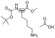 BOC-LYS-OME ACETATE SALT 结构式