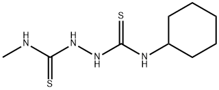 N1-CYCLOHEXYL-N2-METHYL-1,2-HYDRAZINEDICARBOTHIOAMIDE 结构式