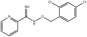 N'-[(2,4-DICHLOROBENZYL)OXY]-2-PYRIDINECARBOXIMIDAMIDE 结构式