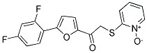 2-((2-[5-(2,4-DIFLUOROPHENYL)-2-FURYL]-2-OXOETHYL)THIO)PYRIDINIUM-1-OLATE 结构式