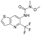 N-METHOXY-N-METHYL-N'-[5-(TRIFLUOROMETHYL)THIENO[3,2-B]PYRIDIN-6-YL]UREA 结构式