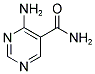 4-氨基嘧啶-5-羧酰胺 结构式