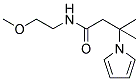 N-(2-METHOXYETHYL)-B,B-DIMETHYL-1-PYRROLEPROPANAMIDE 结构式