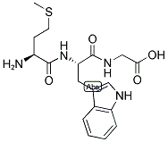 H-MET-TRP-GLY-OH 结构式
