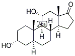 5ALPHA-ANDROSTAN-3ALPHA,11ALPHA-DIOL-17-ONE 结构式