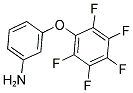 3-(2,3,4,5,6-PENTAFLUOROPHENOXY)ANILINE 结构式