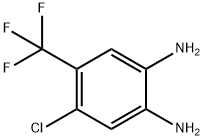 2-氯-4,5-二氨基三氟甲基苯 结构式