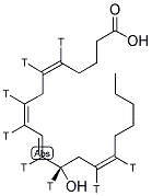 12(S)-HETE-[5,6,8,9,11,12,14,15-3H(N)]- 结构式