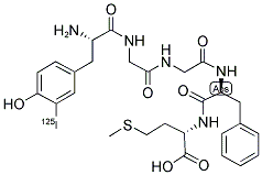 ([125I]-TYR)-MET-ENKEPHALIN 结构式