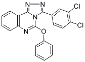 3-(3,4-DICHLOROPHENYL)-5-PHENOXY[1,2,4]TRIAZOLO[4,3-C]QUINAZOLINE 结构式