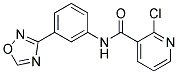 N3-[3-(1,2,4-oxadiazol-3-yl)phenyl]-2-chloronicotinamide 结构式