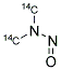 NITROSODIMETHYLAMINE, N-[METHYL-14C] 结构式