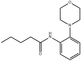N-(2-MORPHOLINOPHENYL)PENTANAMIDE 结构式