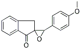 2-(4-METHOXYBENZYLIDENE)-1-INDANONEEPOXIDE 结构式