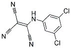 2-((3,5-DICHLOROPHENYL)AMINO)ETHENE-1,1,2-TRICARBONITRILE 结构式