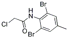 2-CHLORO-N-(2,6-DIBROMO-4-METHYLPHENYL)ACETAMIDE 结构式