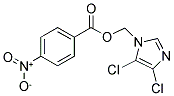 (4,5-DICHLORO-1H-IMIDAZOL-1-YL)METHYL 4-NITROBENZOATE 结构式