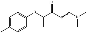 1-(DIMETHYLAMINO)-4-(4-METHYLPHENOXY)-1-PENTEN-3-ONE 结构式