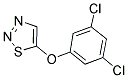 3,5-DICHLOROPHENYL 1,2,3-THIADIAZOL-5-YL ETHER 结构式