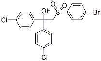 2-[(4-BROMOPHENYL)SULFONYL]-1,1-BIS(4-CHLOROPHENYL)-1-ETHANOL 结构式