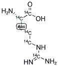 ARGININE, L-[14C(U)] 结构式