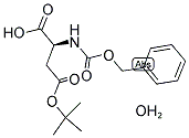 Z-ASP(OTBU)-OH.H2O 结构式