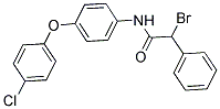 N1-[4-(4-CHLOROPHENOXY)PHENYL]-2-BROMO-2-PHENYLACETAMIDE 结构式