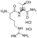 H-ARG-THR-NH2 · 2 HCL 结构式