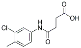 N-(3-CHLORO-4-METHYL-PHENYL)-SUCCINAMIC ACID 结构式