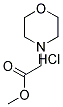 1-MORPHOLINOACETIC ACID METHYL ESTER HYDROCHLORIDE 结构式